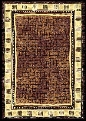 R57AAS1 5X7 African Skin-1 Area Rug