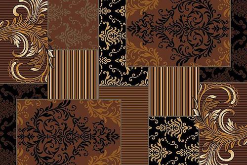 R57TZ867CH 5x7' Trendz #867 Chocolate Area Rug