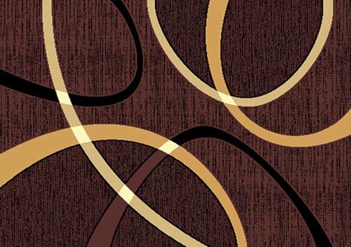 R811CO40CH 8x10' Contempo #40 Chocolate Area Rug