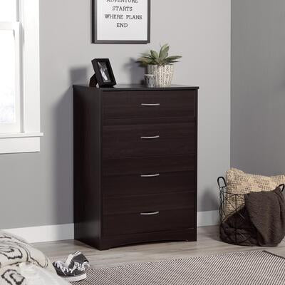 SA422808 RTA Cinnamon Cherry 4-Drawer Chest